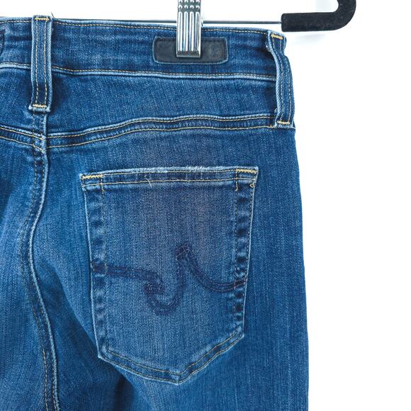 Ag Adriano Goldschmied High Rise The Farrah Skinny Ankle Jean Med Wash RawHem 27 - Picture 12 of 12